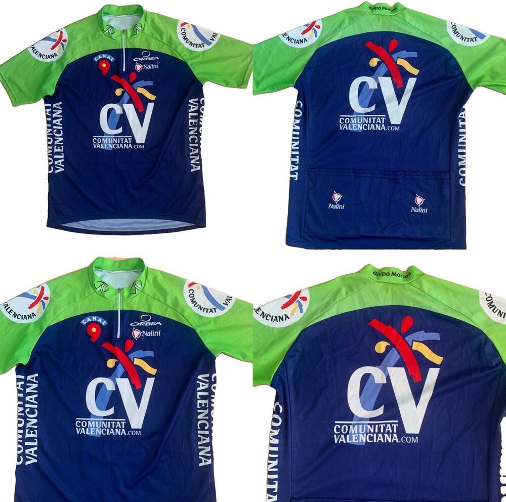 Nalini Cycling Men’s Size XL Orbea Comunitat Valencia Short Sleeve Jersey Shirt